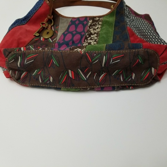 Fossil Long Live Vintage Patchwork Hobo Bag - Picture 4 of 8